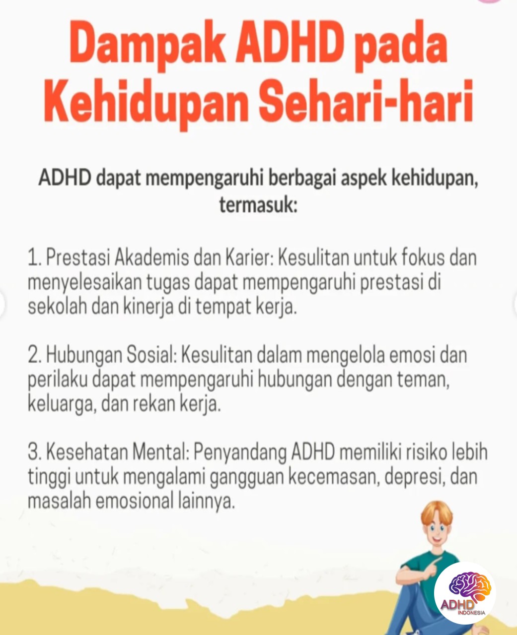 ADHD dan Hubungan Sosial Anak di Lingkungan Sekolah di Kota Padang Sidempuan